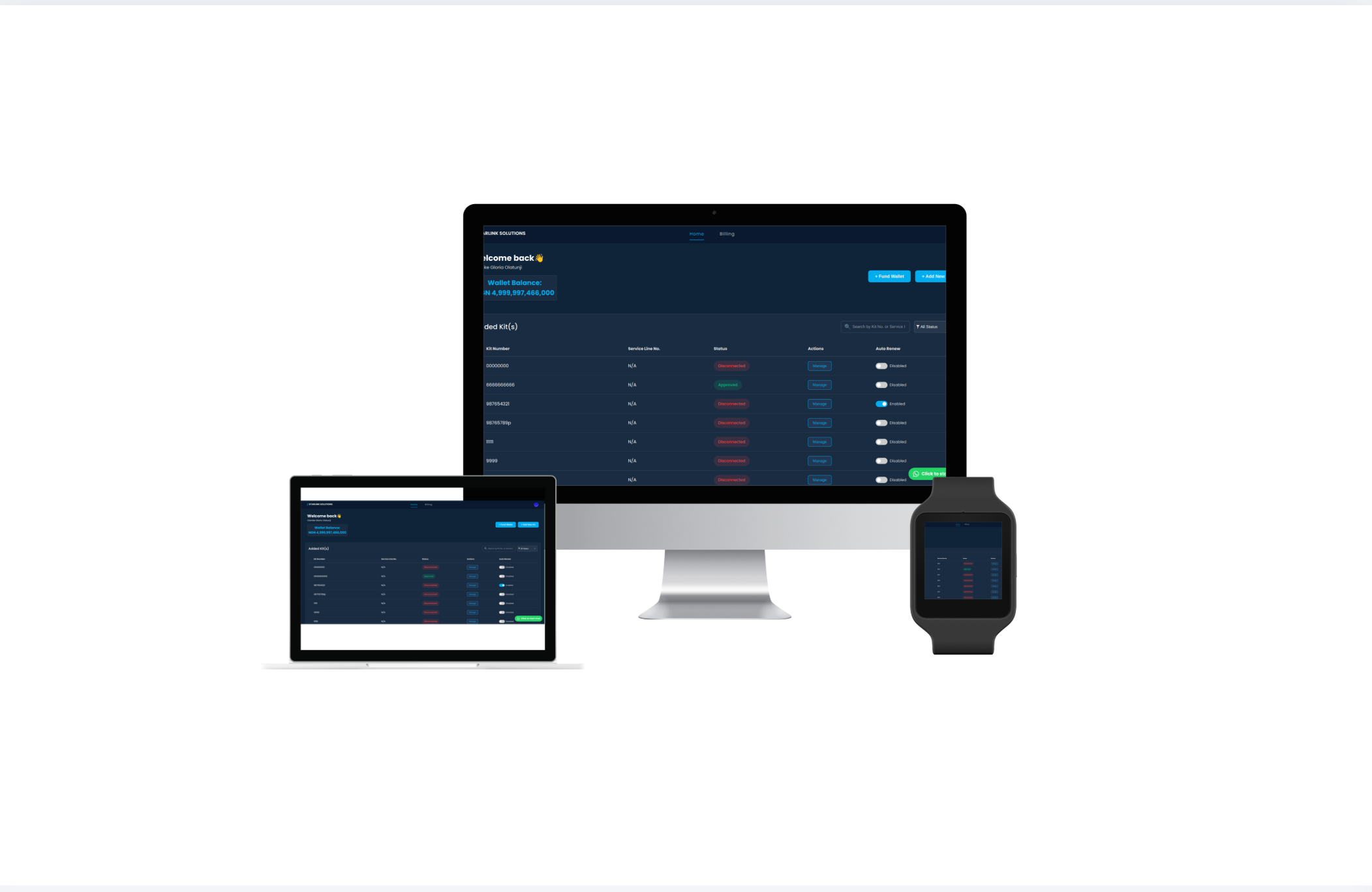 Starlink Solutions Portal